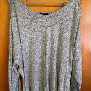 Ambiance Corset-Sleeve Sweater